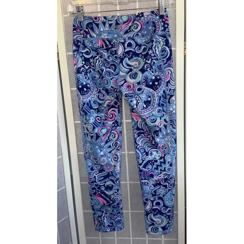 Lilly Pulitzer Luxletic Legging S Finn XS Preppy Country Club Tennis Gym Set - Image 4