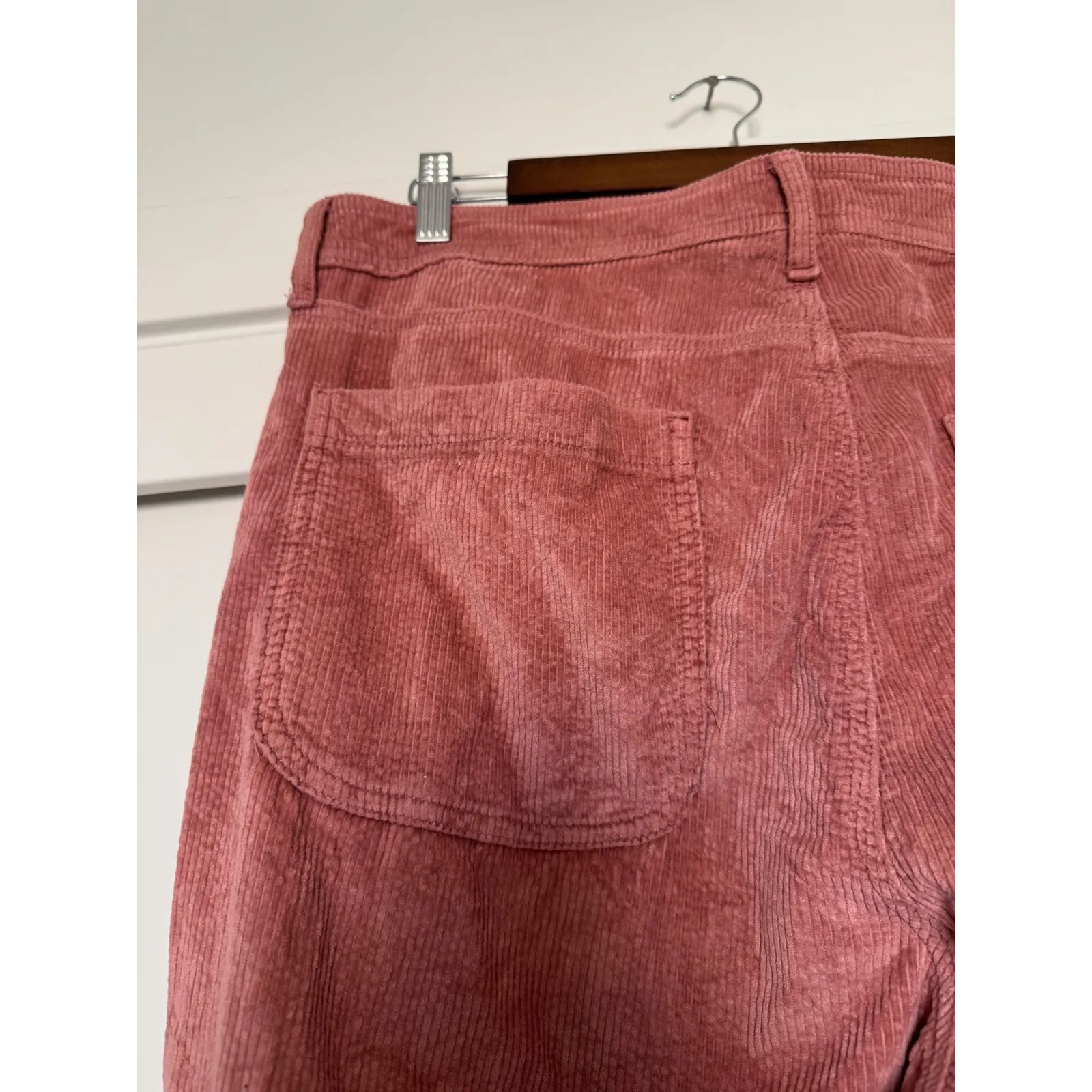 AE sz 16 Dreamy Drape Stretch Corduroy Super High-Waisted Baggy Wide-Leg Pant - Image 12