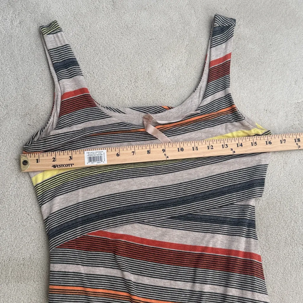 Bailey 44 Maia Column Striped Bodycon Stretchy Sleeveless Tank Dress Size Medium - Image 7