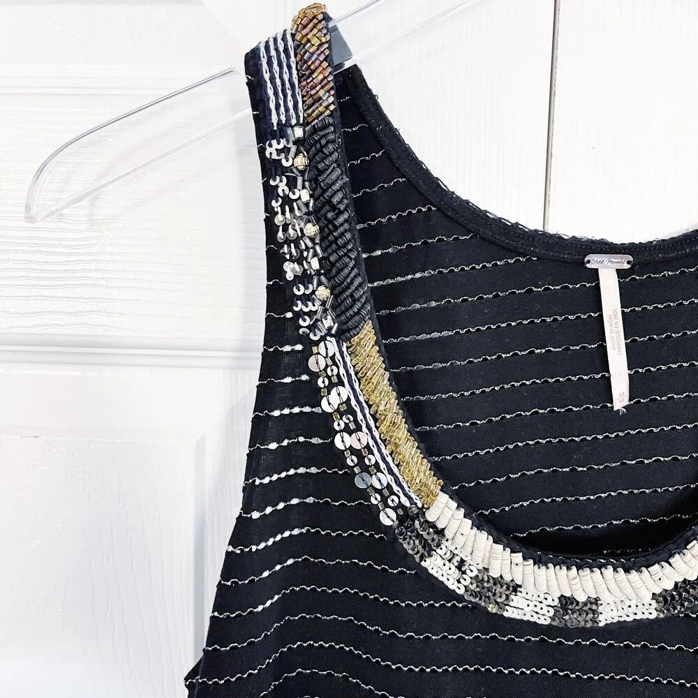Free People Aztec Louie Beaded Tank Top - Image 2