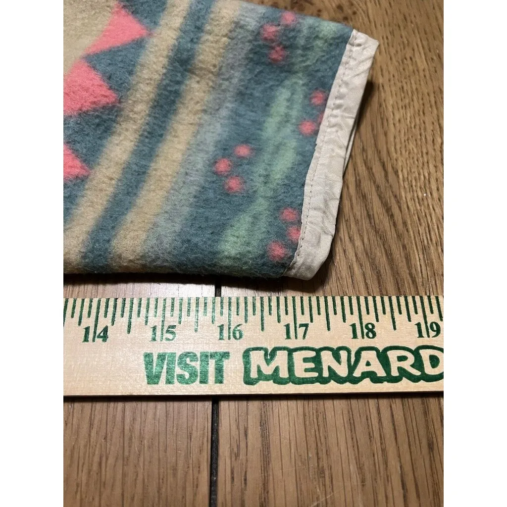 Bill Blass Fleece Women Medium Aztec 1/4 Snap Pullover Western Soft Outdoor - Image 11