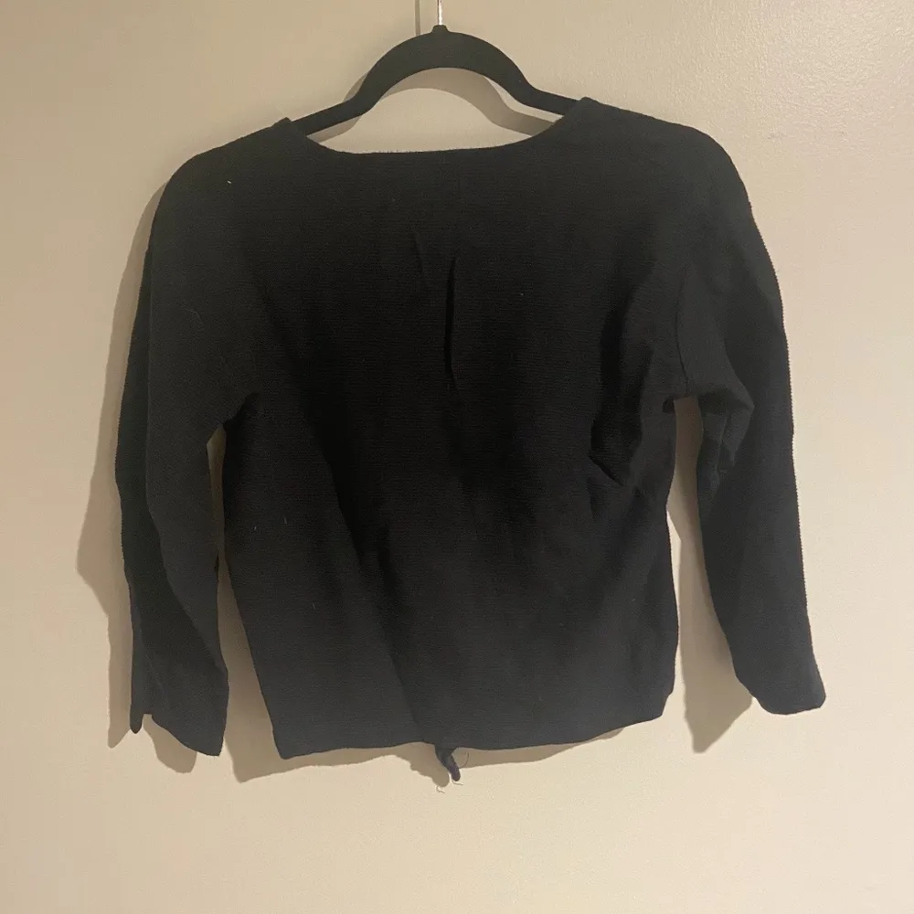 Women's MADEWELL Small Black Front Tie Shirt - Image 2