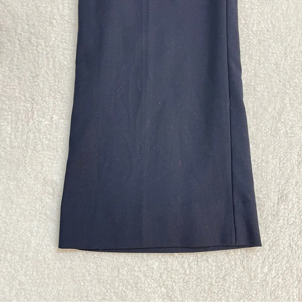 The Limited Navy Blue Flare Low Rise Flat Front Women's Pants - Image 2