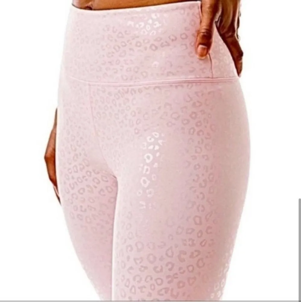 ZYIA Pink Leopard Unicorn Light N Tight High Rise 7/8 lenght 6-8 - Image 3