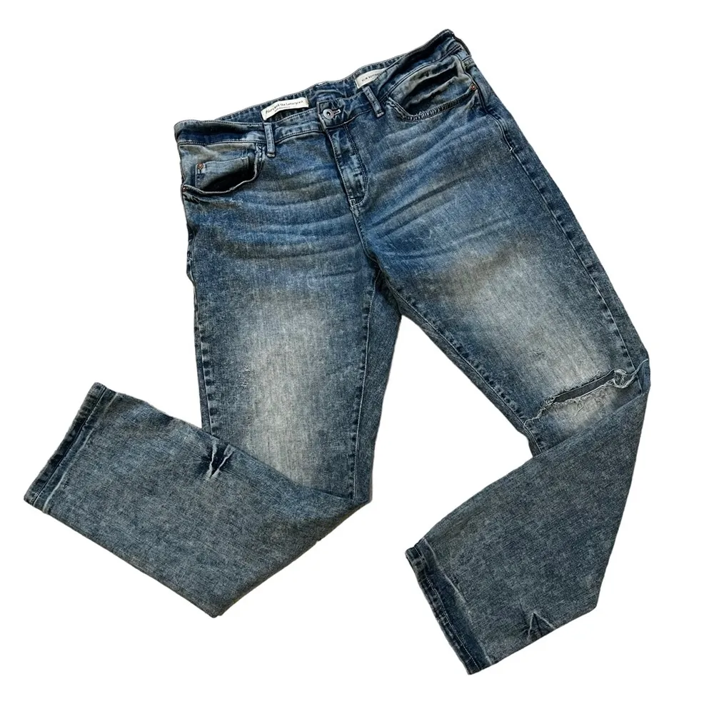 Pilcro And The Letterpress Distressed Slim Boyfriend Jean, Sz 31 - Image 2