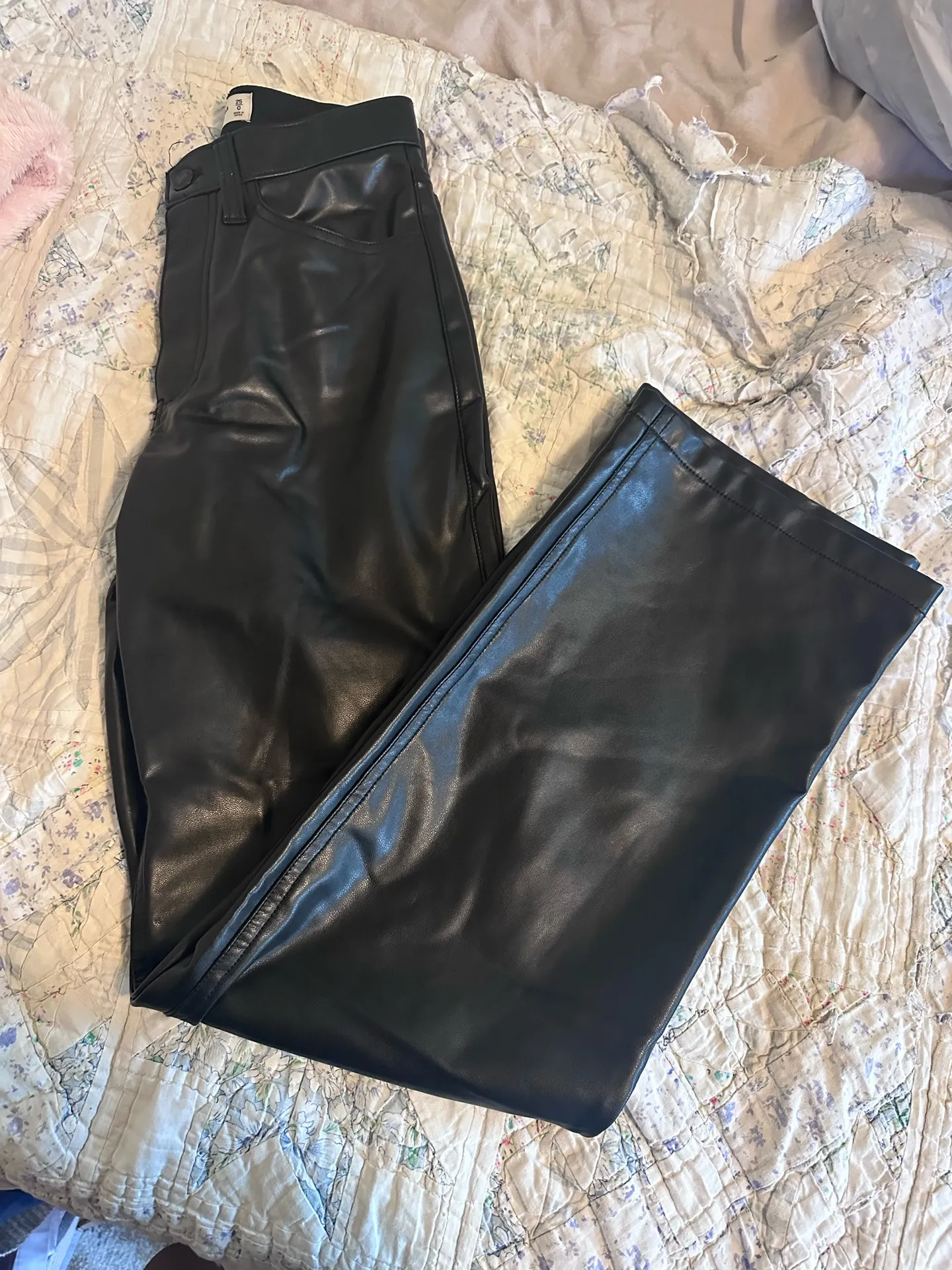 Abercrombie Leather Pants Vegan - Image 3