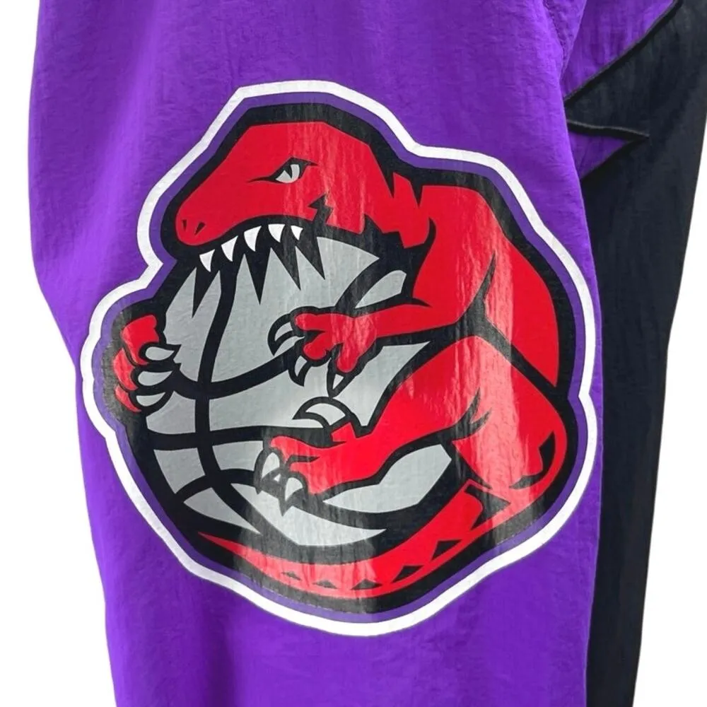 Mitchell & Ness NBA Toronto Raptors Basketball Warm Up Bomber Coat Jacket Size S - Image 4