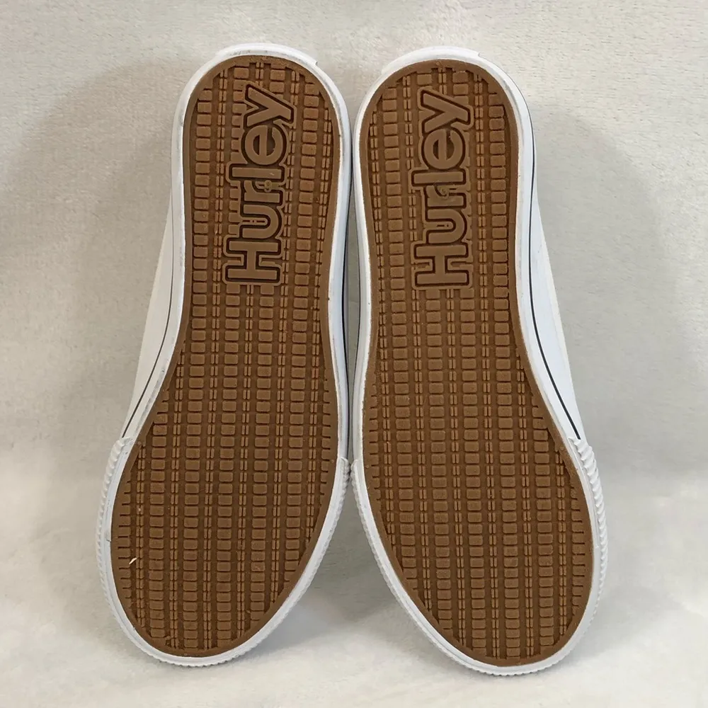 Hurley Carrie Lightweight White Low Top Lace Up Canvas Sneakers Shoes Womens 6. - Image 9