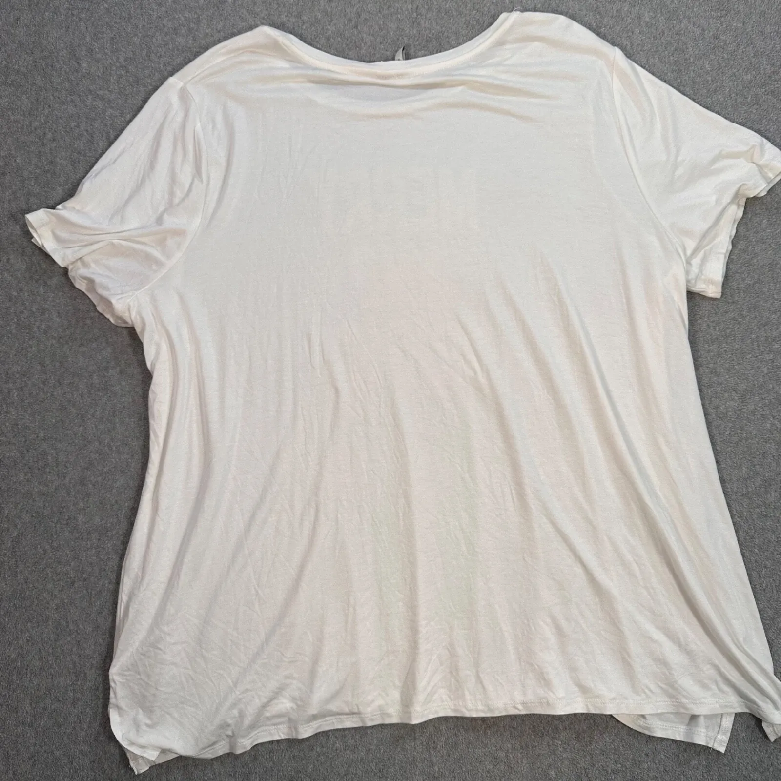 Cato Est. 1946 Merry and Bright Holiday Shirt Women's 22/24W White Sequins - Image 8