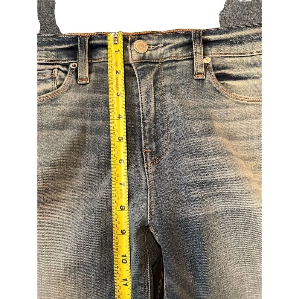 Nico Hudson Midrise Cigarette Women'sJeans Size 26 Blue Frayed Hem NWT - Image 6