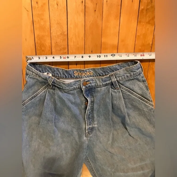 Mother Denim Double Prep Fun Dip Flood Fray Jeans in Nothing Else Like It Blue Size 31 - Image 12