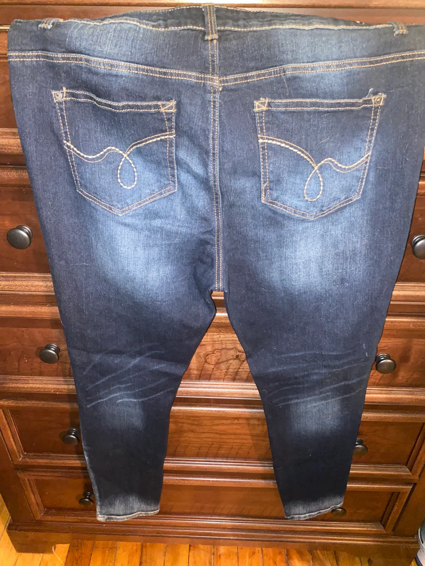 Blue Sequence Rip Jeans - Image 2