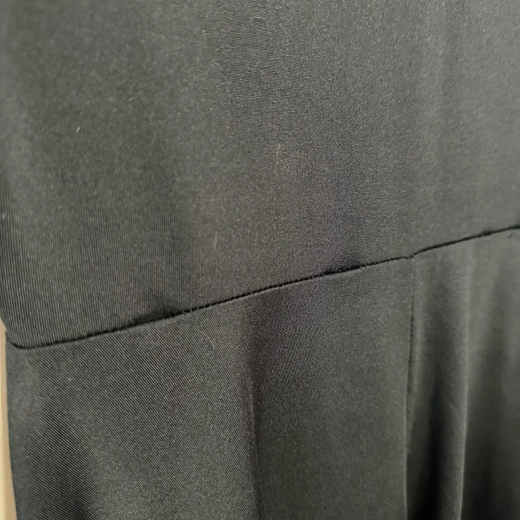 Xhilaration Criss Cross Long Sleeve Skater Mini Dress in Black Size Small - Image 11