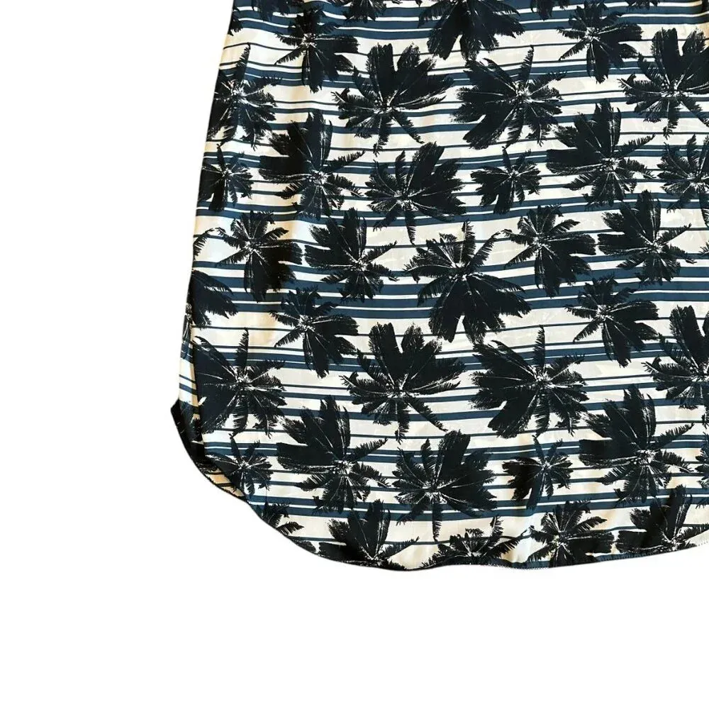 L'Agence Palm Tree Tropical Print Dress Maxi Sleeveless Lightweight Size Small - Image 5