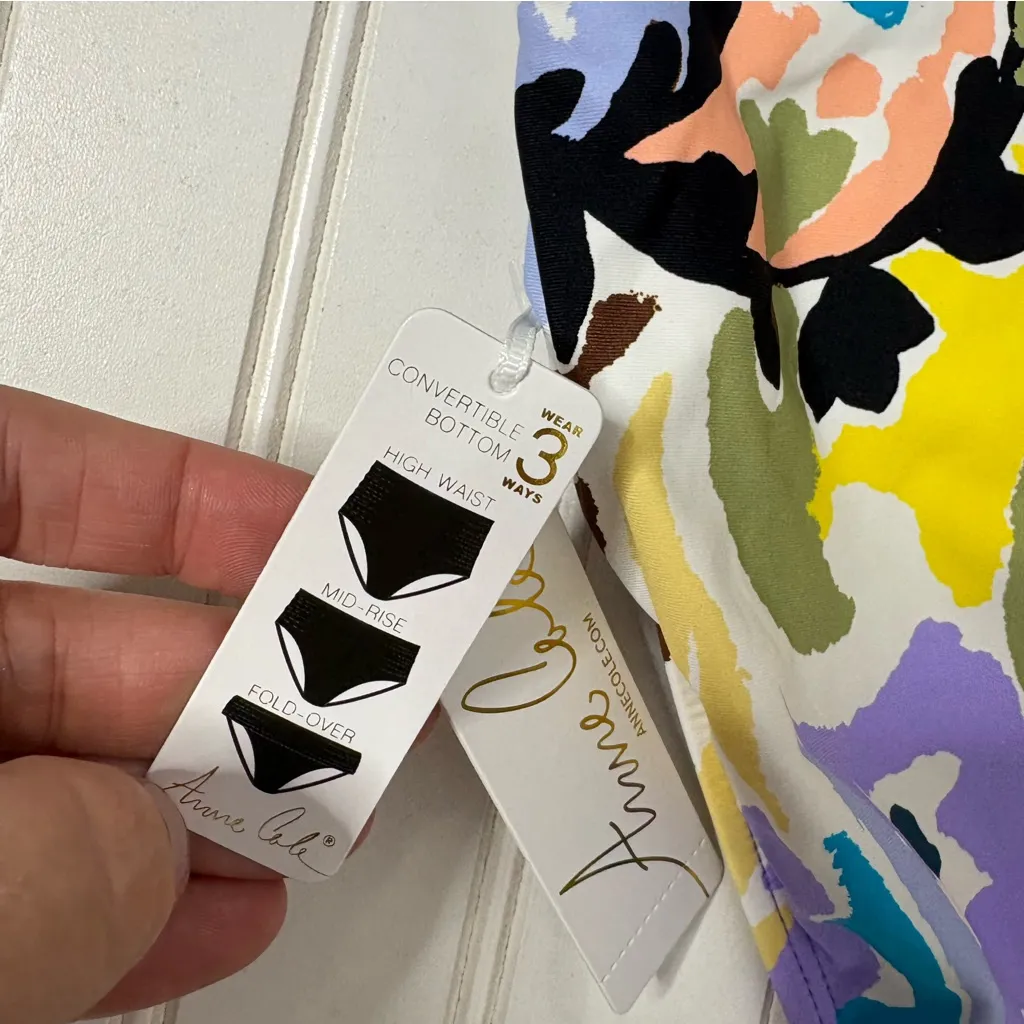 Anne Cole Tankini 3 Pc Set Sz M 36/DD NWT - Image 12