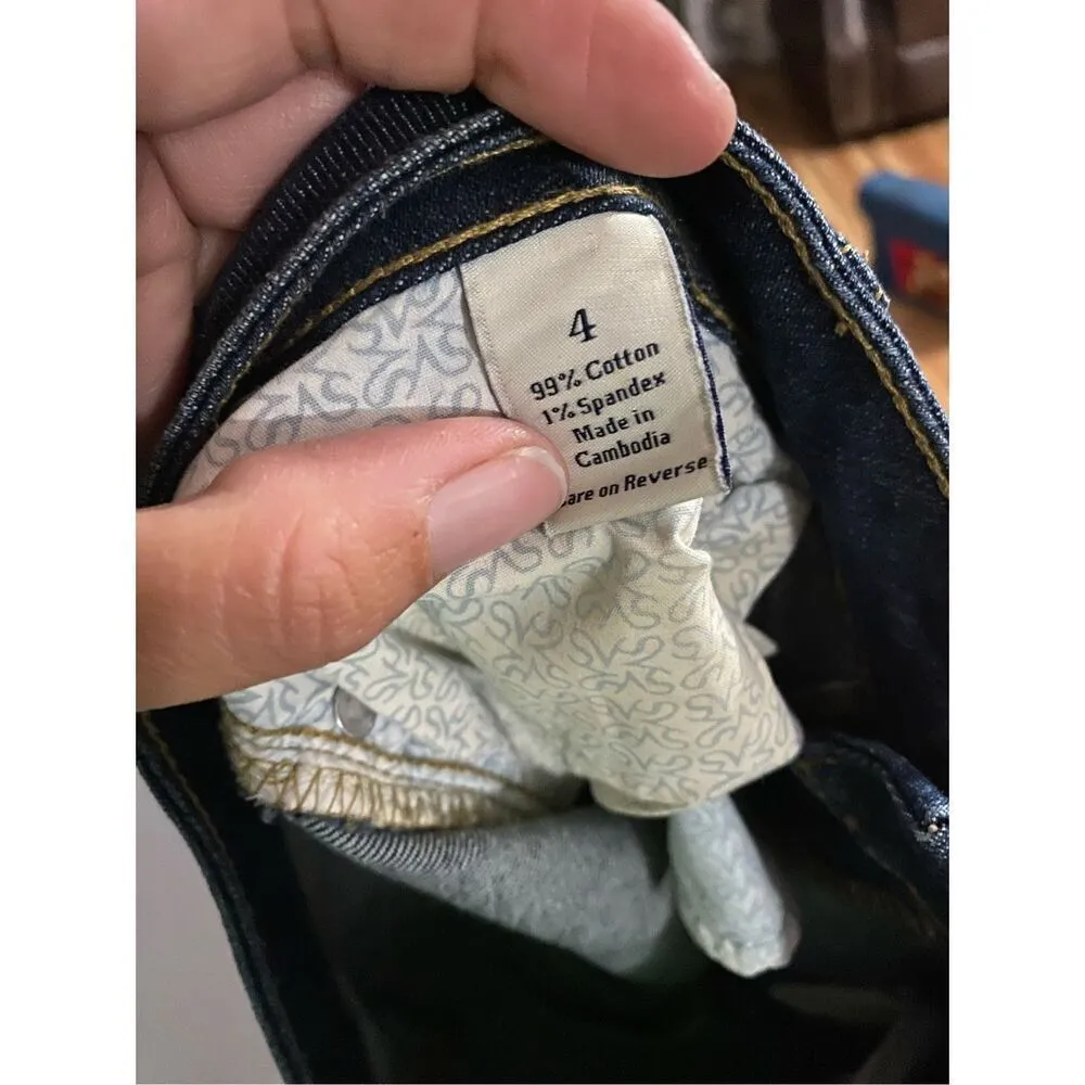 Simply Vera Vera Wang Medium Wash Straight Leg Jeans Size 4 NWOT - Image 7