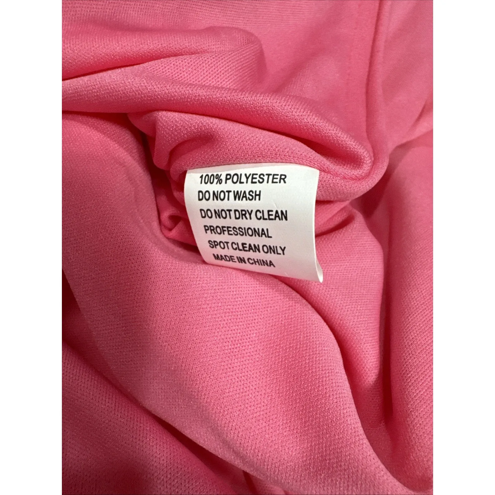 Mac Duggal Candy Pink Bow Front Strapless Crepe Gown 16W Special Occasion Party - Image 13