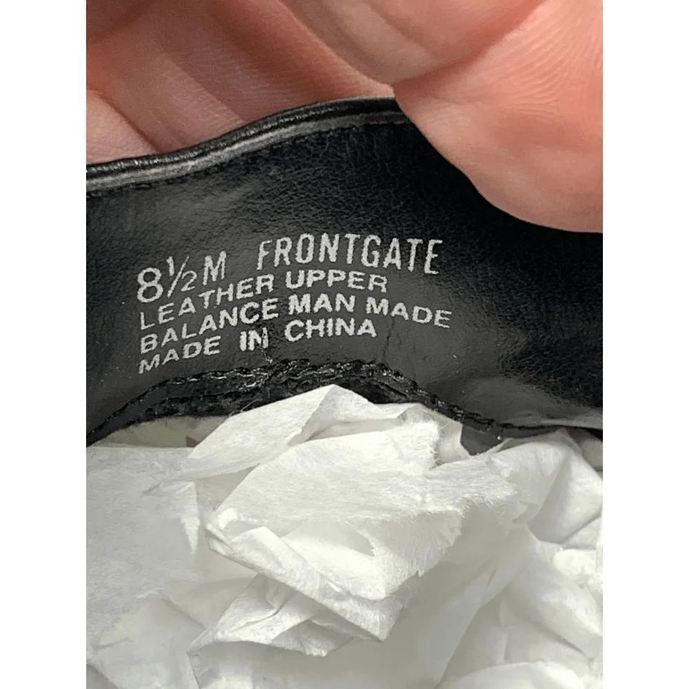 Aerosoles Front Gate Women Kitten Heel Loafers Moccasin Black Leather Shoes 8.5M - Image 2