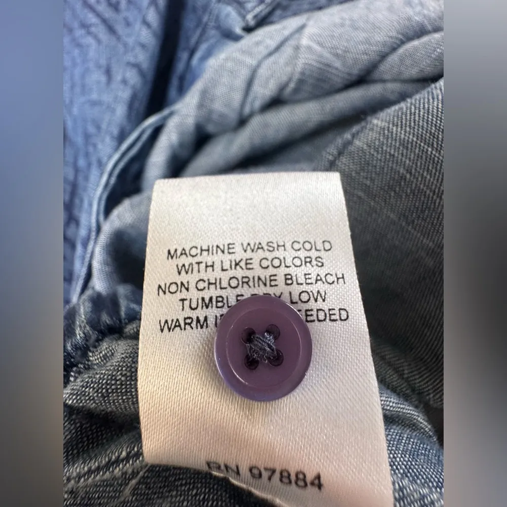 Tart Chambray 100% Tencel Romper- XS - Image 4