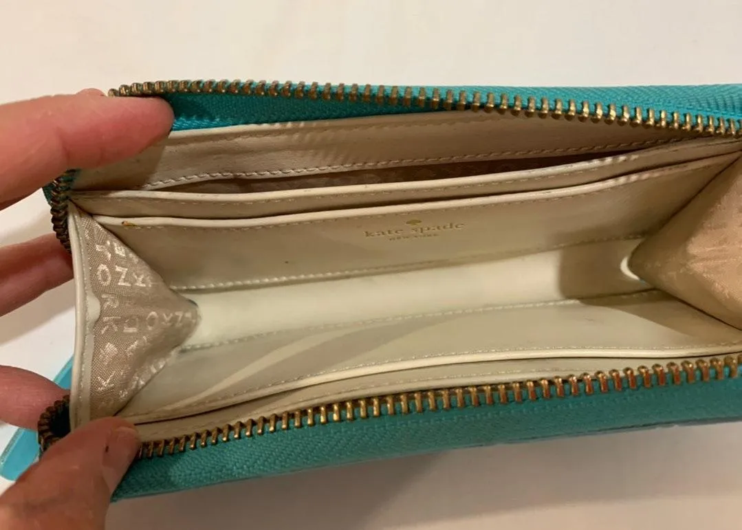 Kate Spade Blue Wallet - Image 5