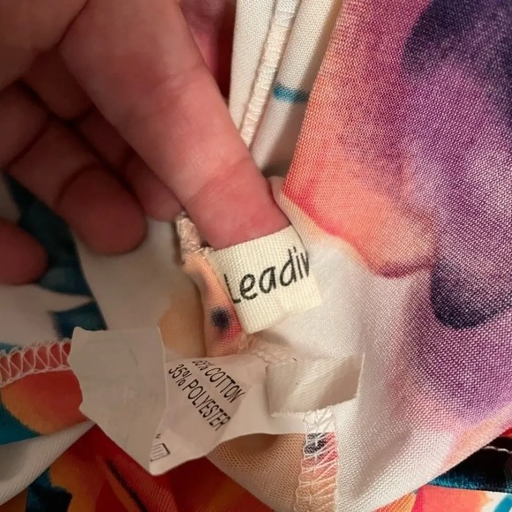 Leadingstar Women's Floral Casual Beach Party Maxi Dress Size M Size M - Image 6