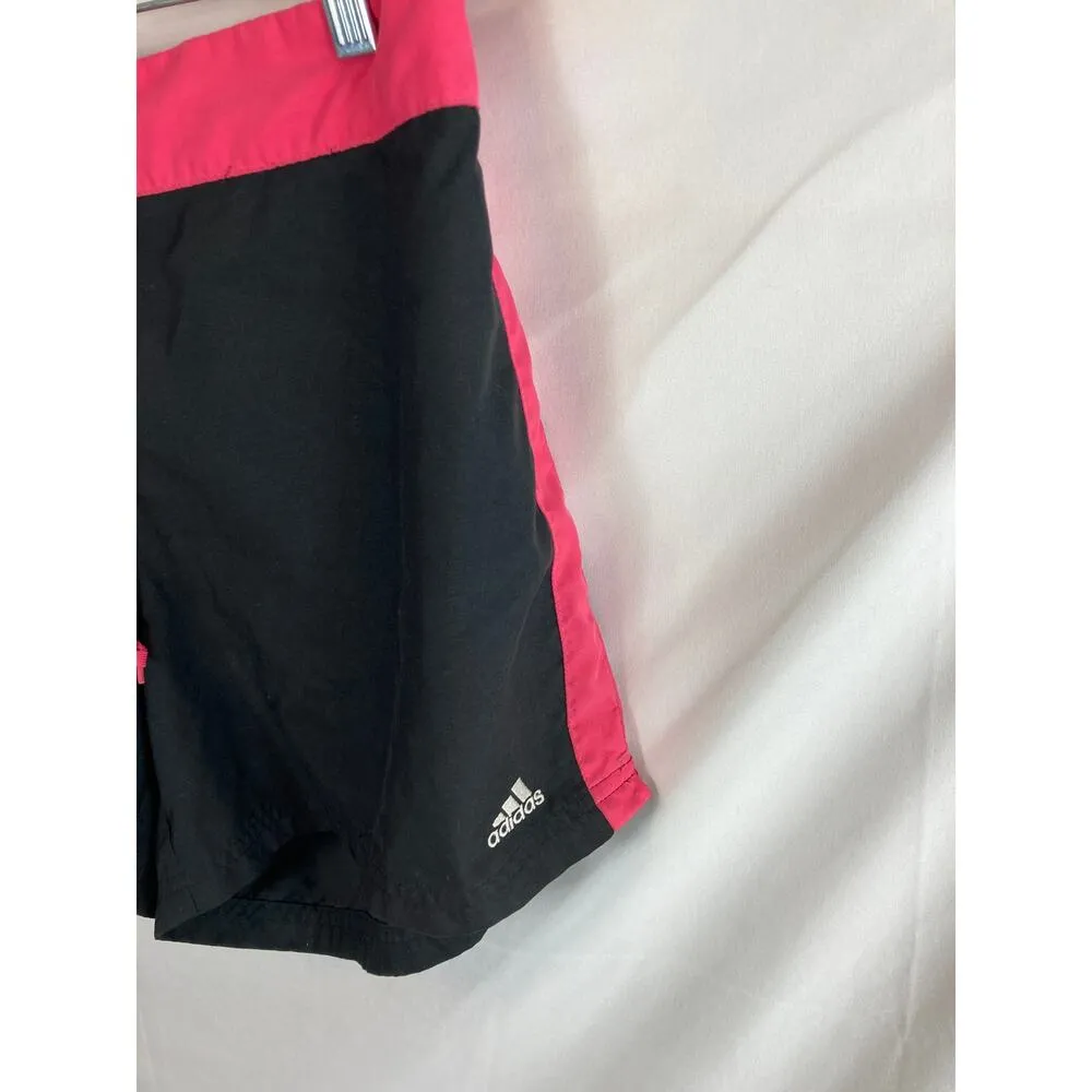Adidas Black and Pink Athletic Shorts Size Large - Image 2