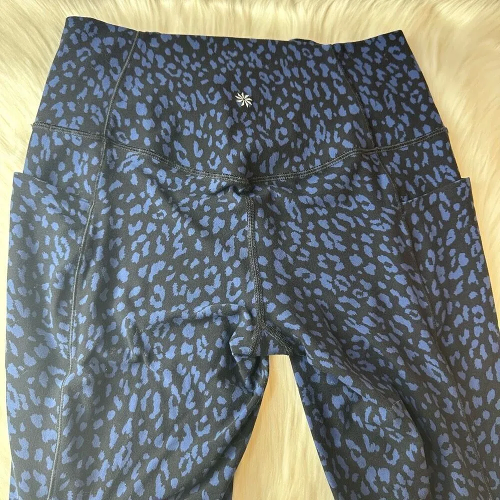 ATHLETA SALUTATION STASH POCKET II PRINTED 7/8 TIGHT Size M/P - Image 12