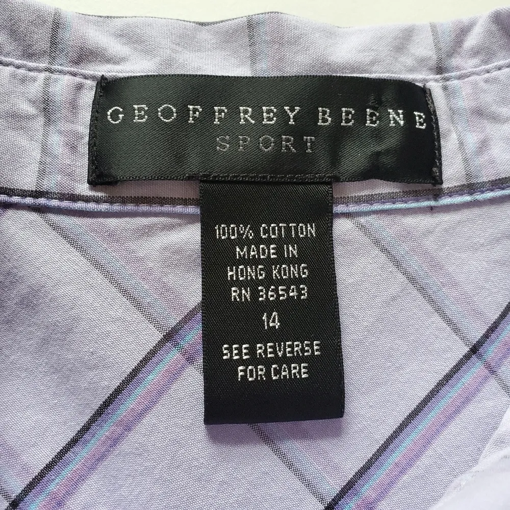 Geoffrey Beene button down size 14 - Image 3