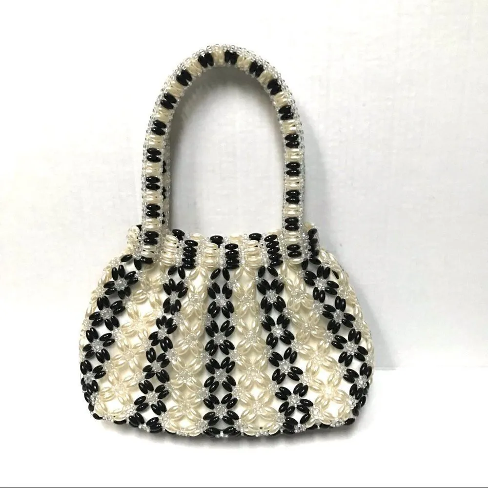 Vintage beaded black - Image 4