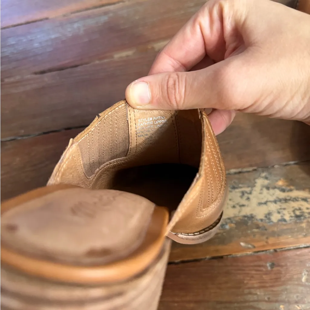 Madewell Leather Carey Mule in Amber Brown ~ Size 6.5 🧡🍄 - Image 8