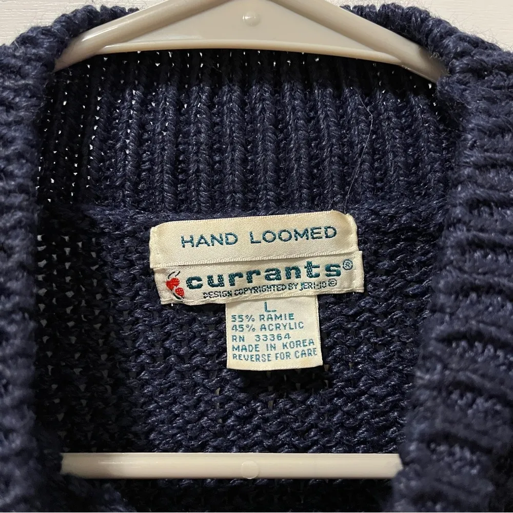 Vintage Argyle 90’s Sweater Size L - Image 4