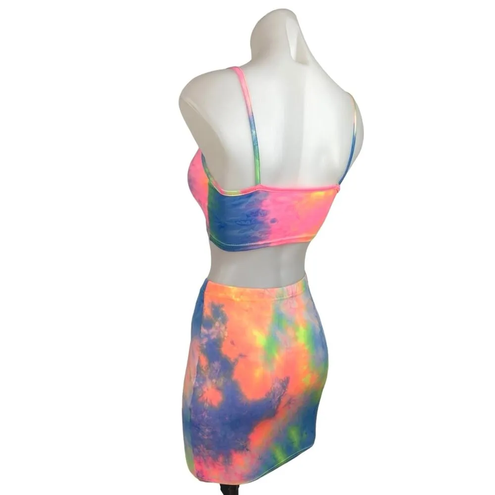 2 Pc Outfit Rainbow Tie - Image 2