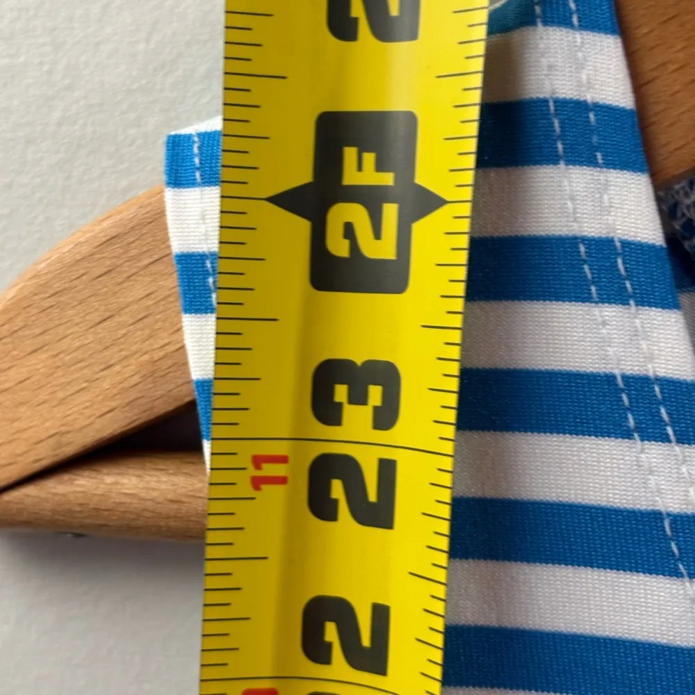 Chico’s blue white striped tank size 2 Large. Nautical, Closet Staple, vacation - Image 7