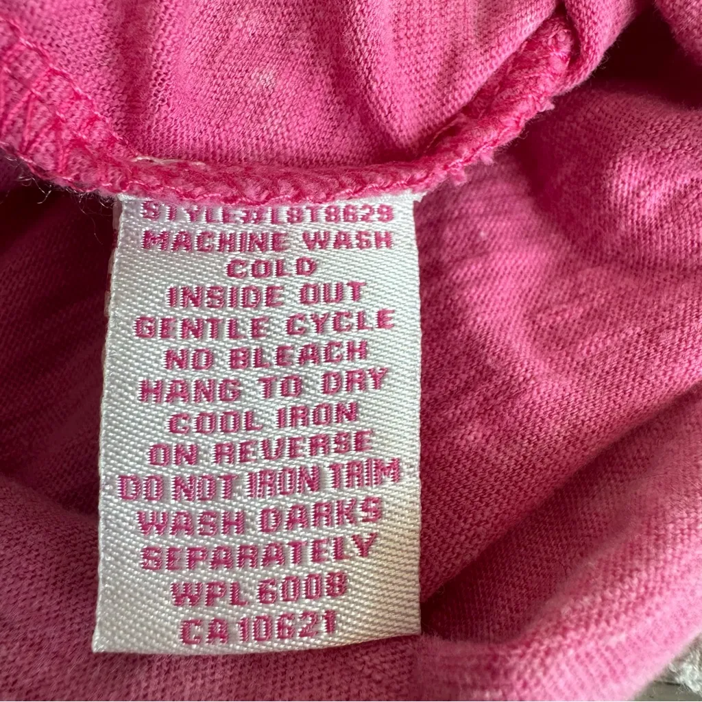 Vintage Y2K Westmoor Mfg Panhandle Slim Cowgirl Lace Pink Henley Western Top S/M Size undefined - Image 7