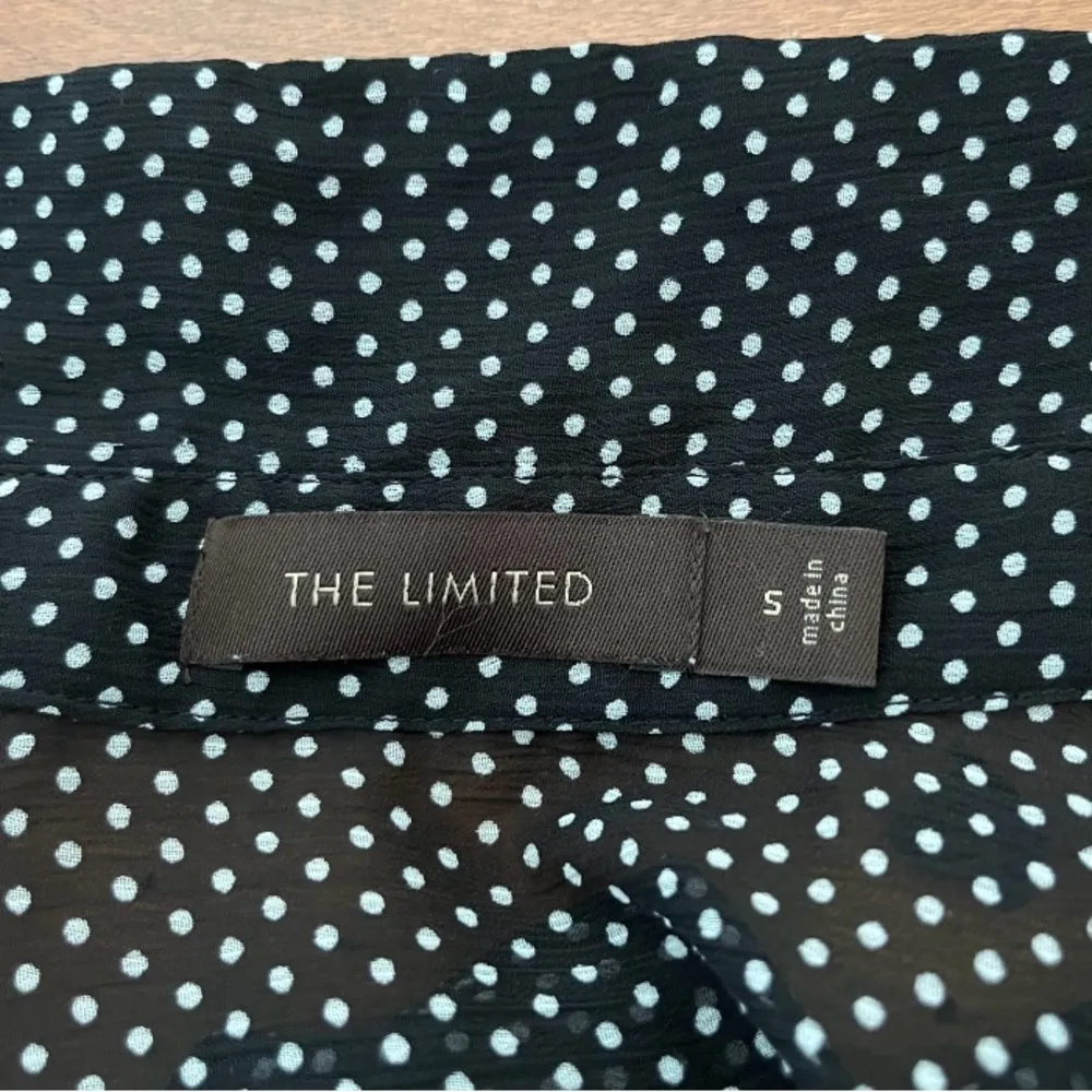 The Limited Black and White Polka Dot‎  Polka Dot Button Front Blouse - Image 2