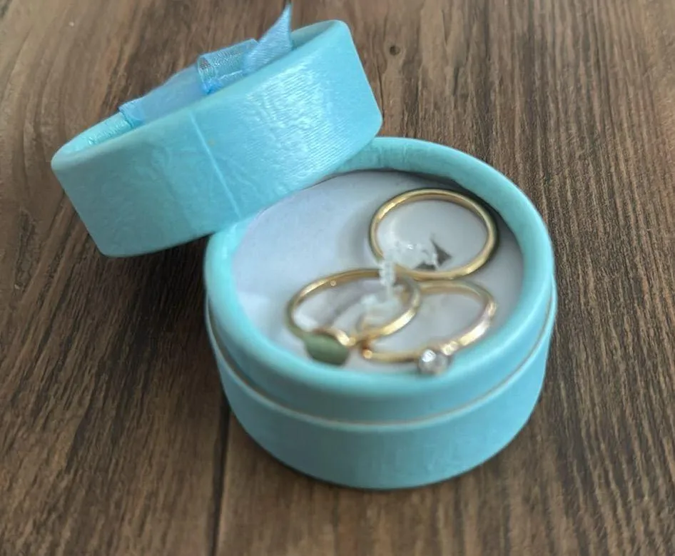 Bansri Gold Tone Ring 3 Set Size 6 - Image 3