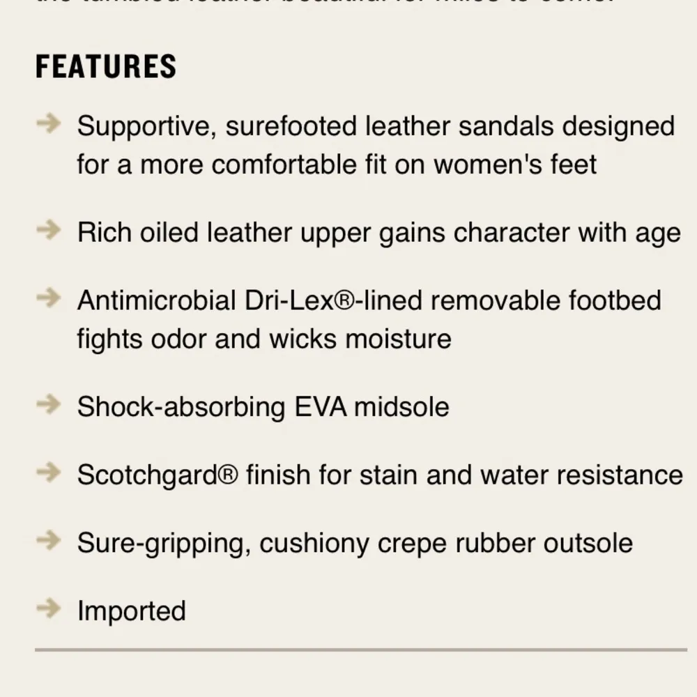 Duluth Trading Co. Black Leather Andina Sandals 7 - Image 4