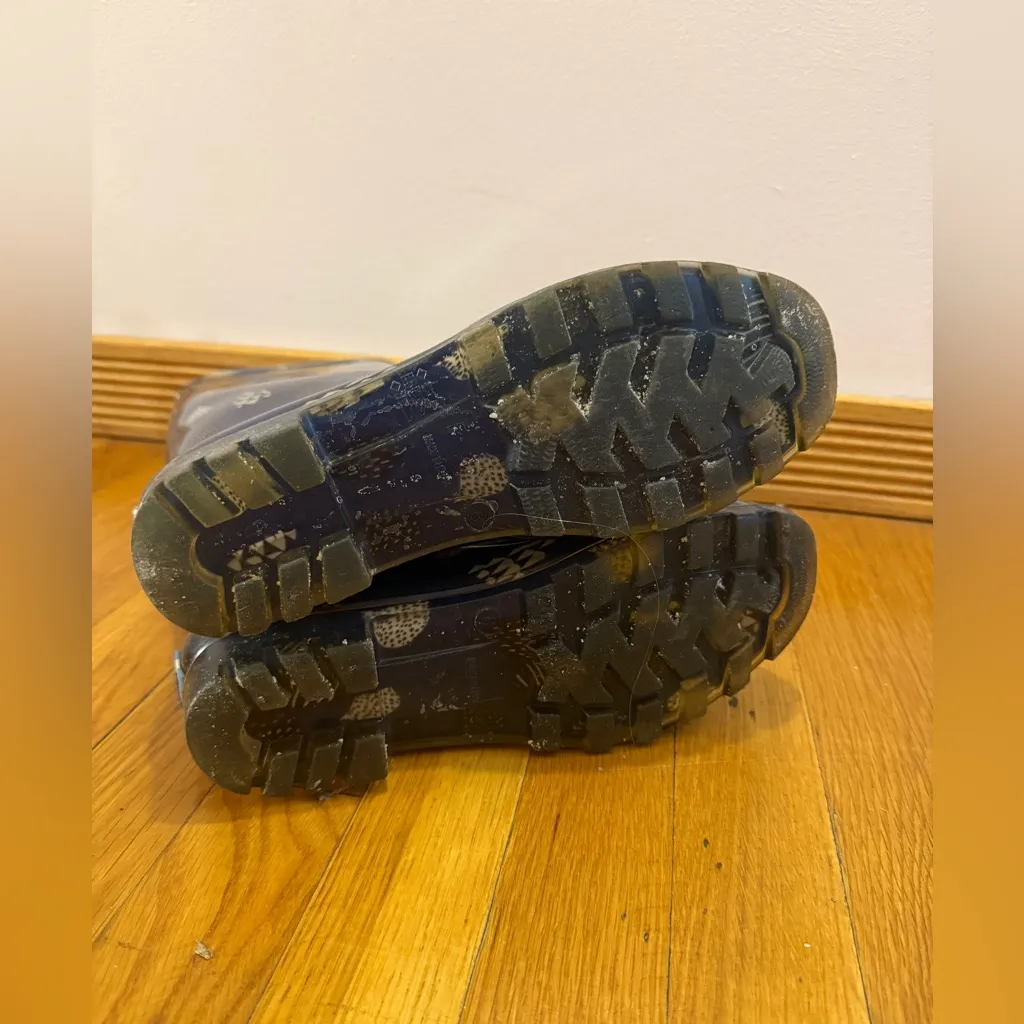 TOMS RAINDROP PRINT RAIN BOOTS WELLIES SIZE 8 - Image 6