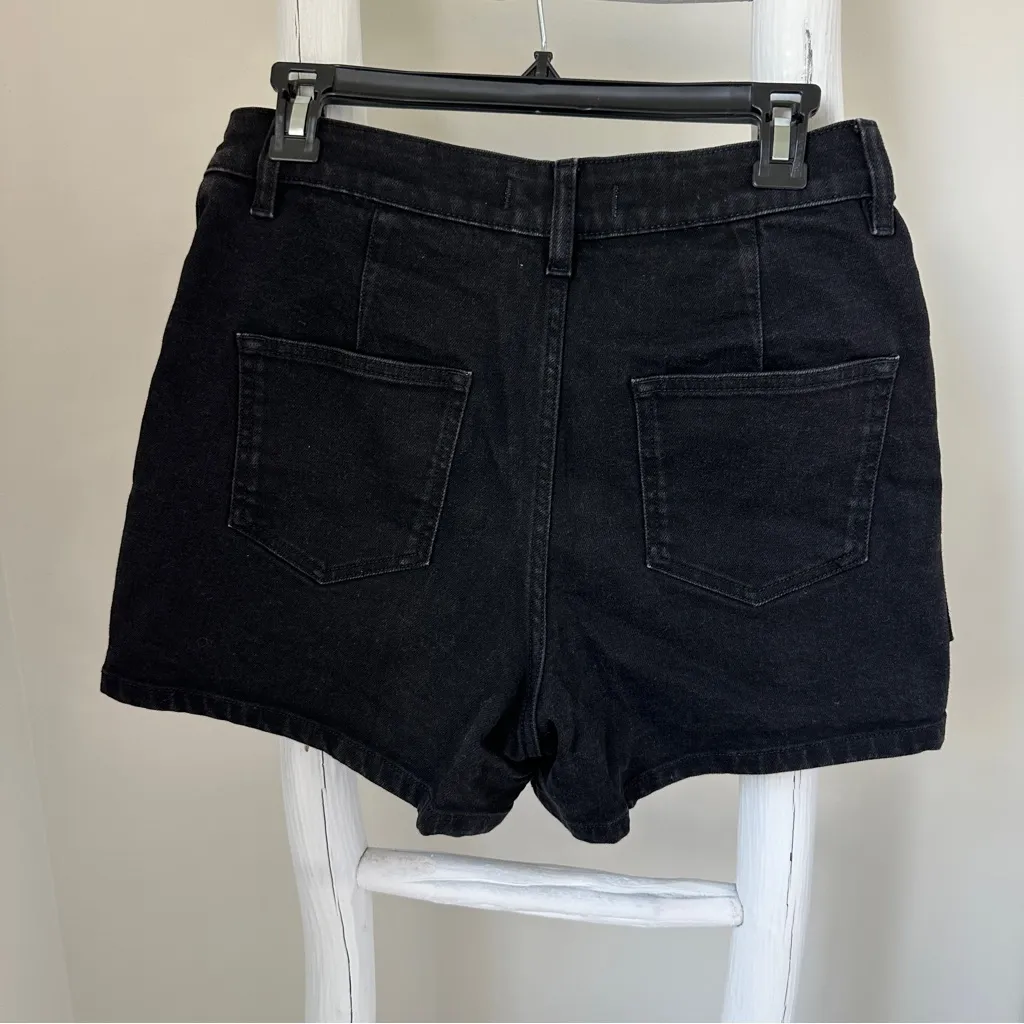 Warp + Weft Black Denim Skort SZ 26” - Image 4