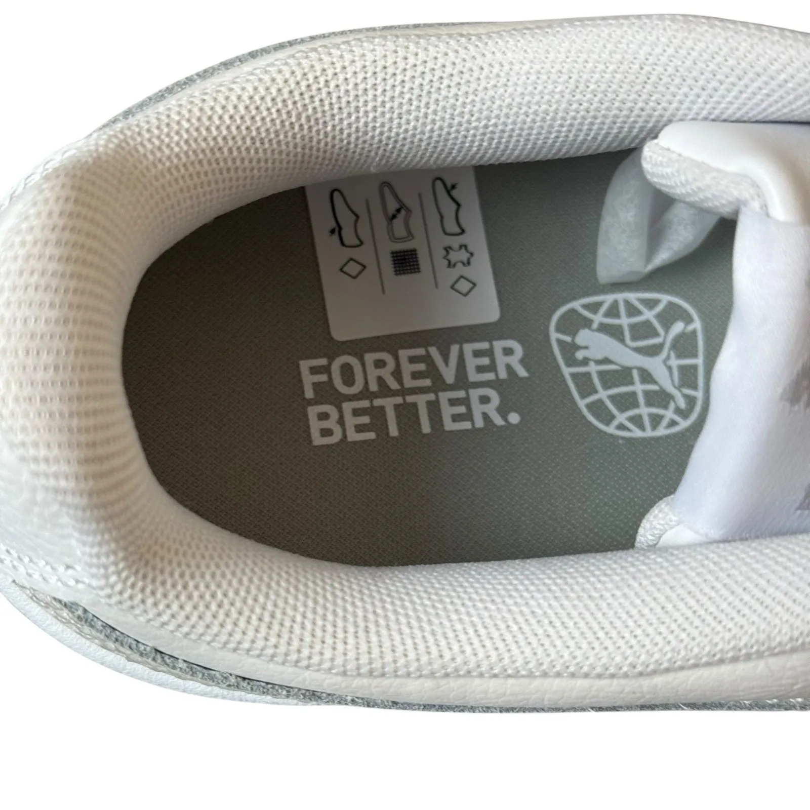 Puma Carina Street Womens 9 White Leather Lifestyle Sneakers Shoes 370325 - Image 5