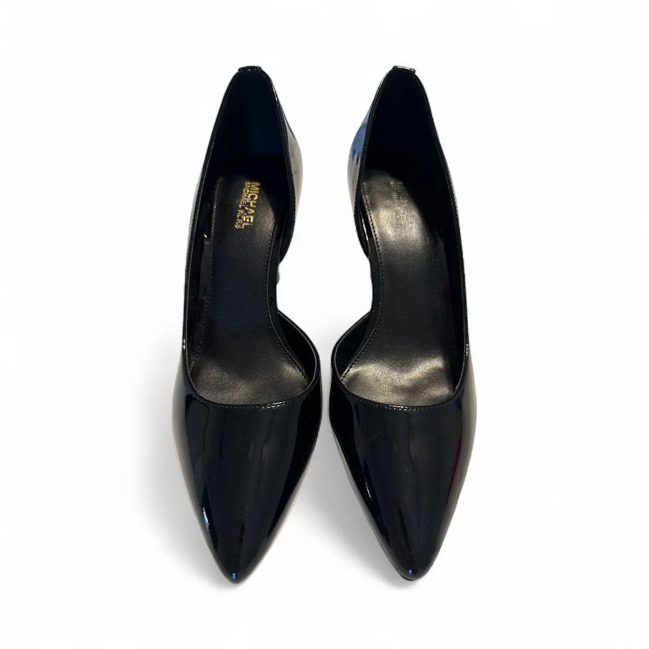 Michael Michael Kors Lucille Flex D’Orsay Heels Black Patent Leather Size 5.5 - Image 8