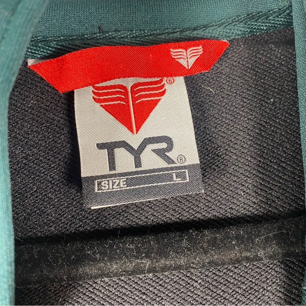 TYR Alliance Victory Warm Up Jacket Kelly Green Size Large Philadelphia Eagles - Image 4