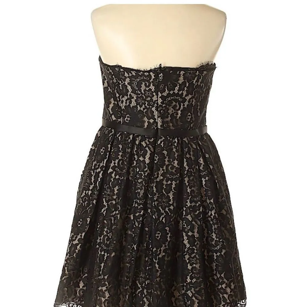 Womens Robert Rodriguez Neiman Marcus Strapless Cocktail Lace  Dress - Sz 6 - Image 4