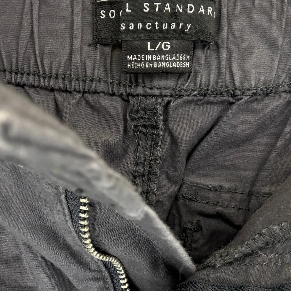 Social Standard Sanctuary Women 29 Shorts Cuffed Casual Elastic Waist Gray L Size L - Image 4