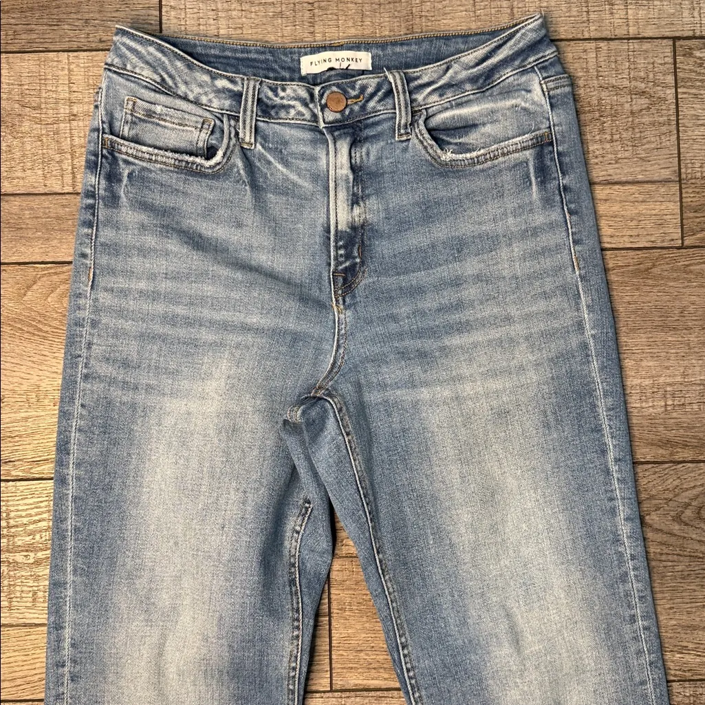 Flying Monkey Sky Blue Denim Pants - Image 3