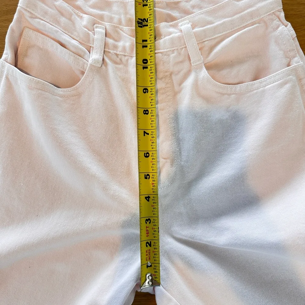 Vintage Bill Blass Mom Jeans Peach Pink 100% Cotton USA Made Sz 6 High Rise - Image 10