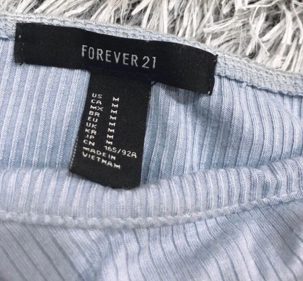 Forever 21 Violet Crop Top  - Image 2