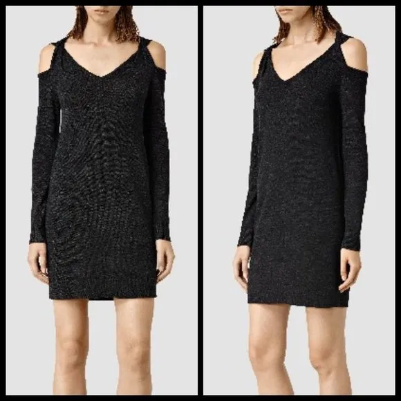 💕ALLSAINTS💕 Neri Dress 100% Merino Wool L NWT - Image 2