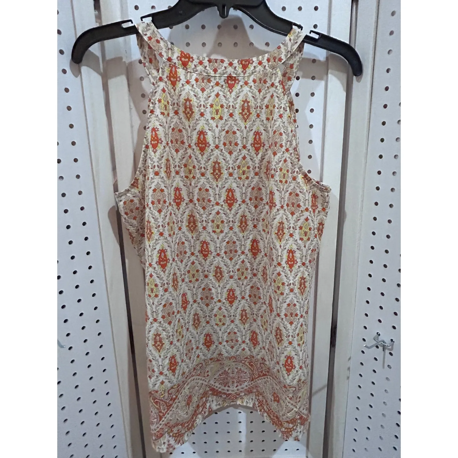 Sanctuary Womens M Sleeveless Tank Top Geometric Print Burnout - Image 6