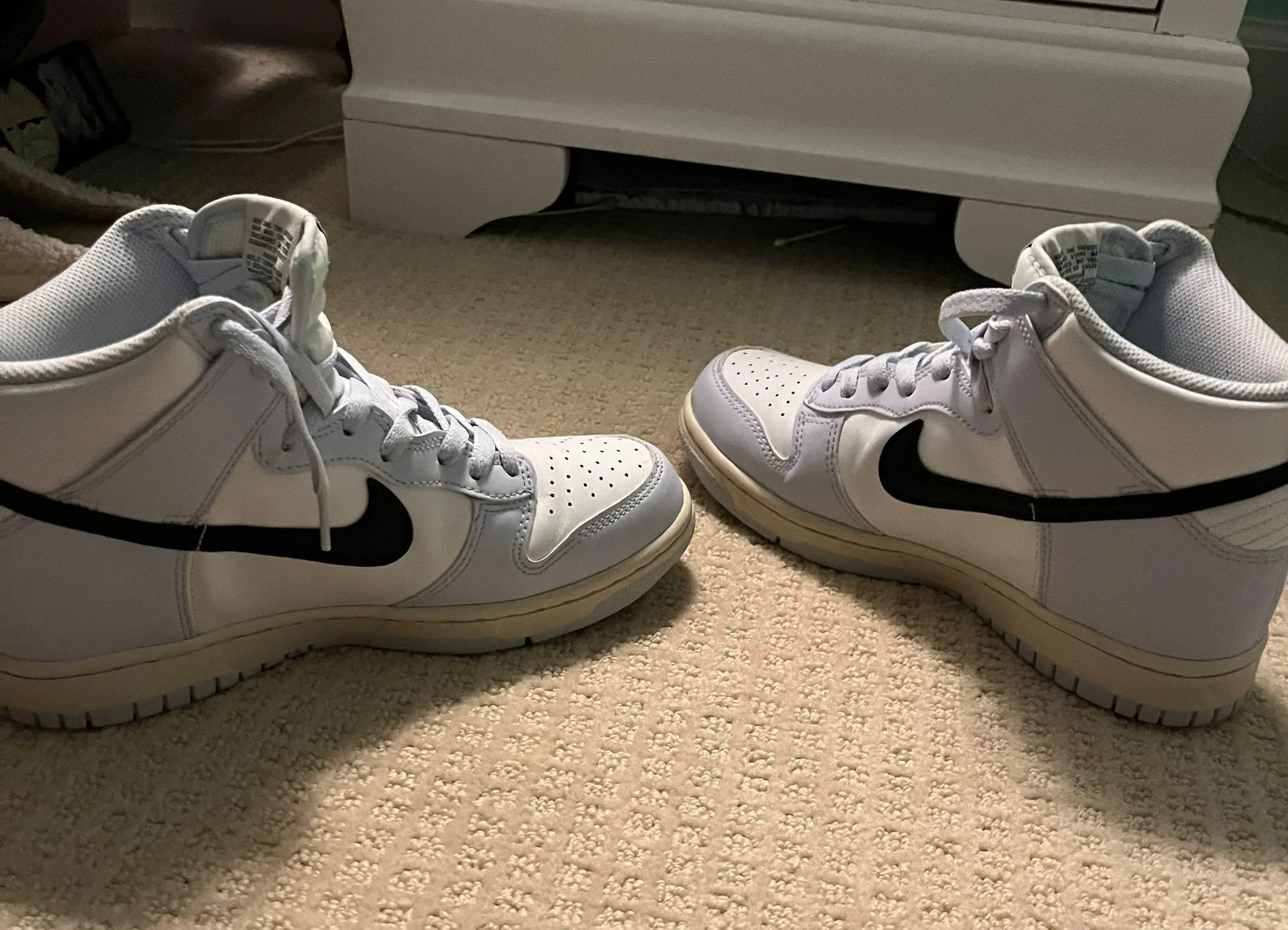 High Baby Blue Dunks - Image 5